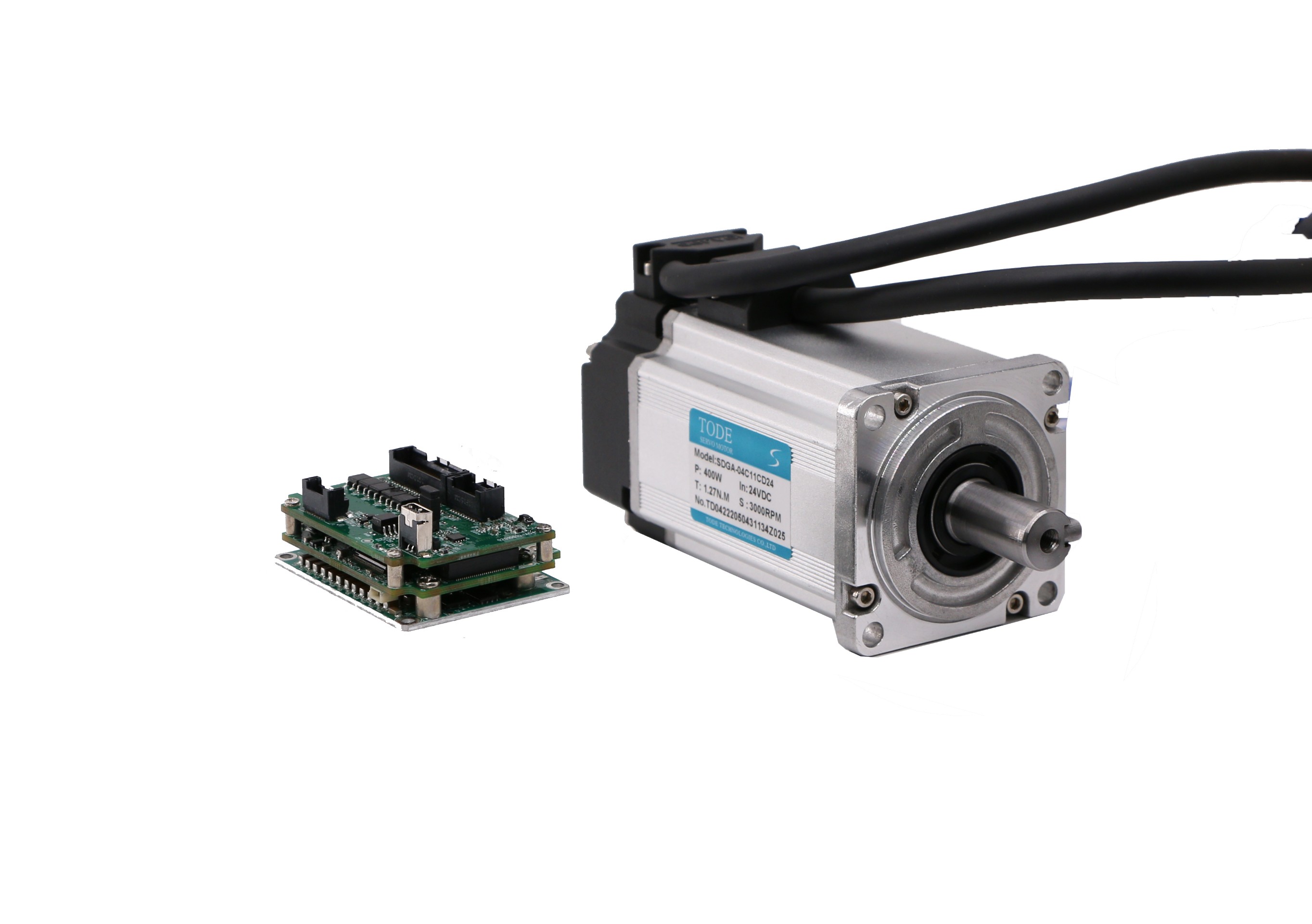 60法蘭24v400w絕對值直流伺服